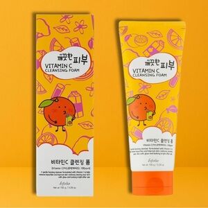 🍊 Esfolio Vitamin C Cleansing Foam 150g Brightening K-Beauty Cleanser NWT 🍊